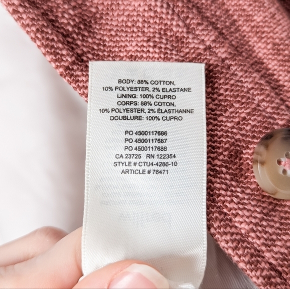 ARITZIA WILFRED Little Cropped Jacket Tweed XXS Aritzia - Picture 6 of 8